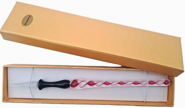 Tintenschreiber (rosa-weiß)